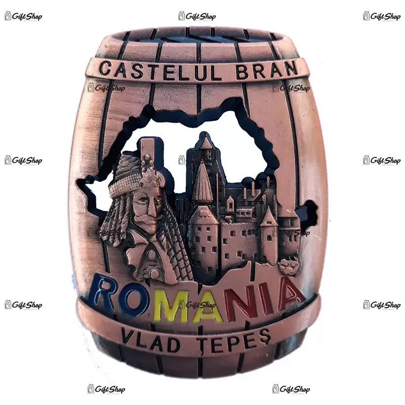 Magnet forma butoi, castelul bran